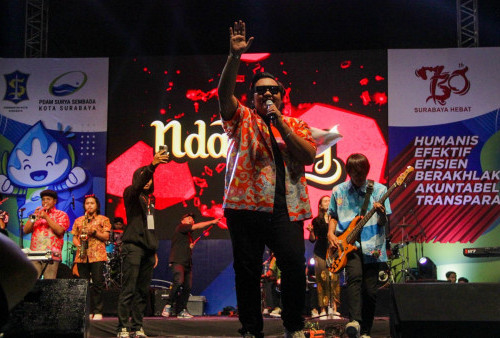 Ndarboy Genk tampil dalam Malam Puncak Hari Jadi Kota Surabaya 