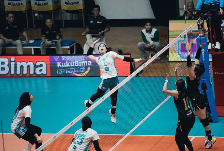 Jakarta Electric PLN Mobile Gilas Popsivo Polwan 3-0, Tutup Putaran Pertama Proliga 2026
