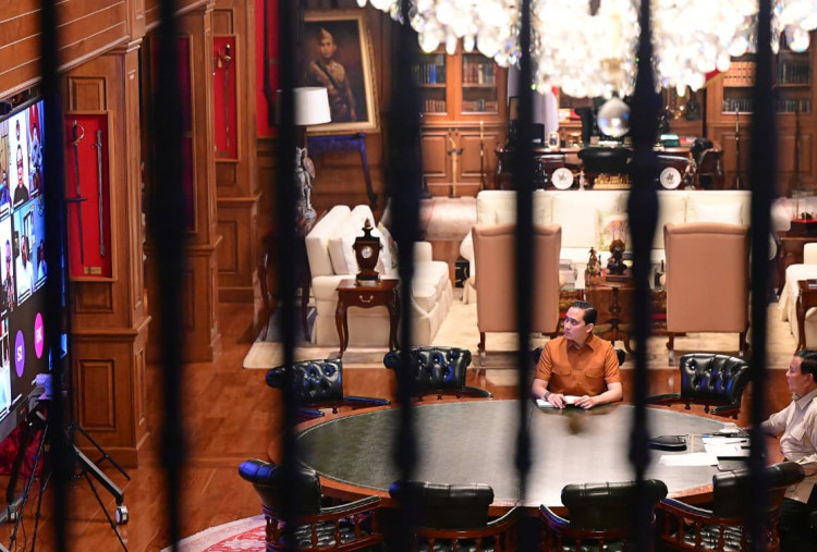 Di Rapat Virtual, Prabowo Minta Airlangga hingga Purbaya Kebut Persoalan Ekonomi dan Energi   