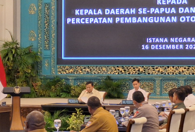 Dana Otsus Papua Senilai Rp12,6 Triliun Sudah Dicairkan, Prabowo Minta Kepala Daerah Tak Gunakan ke Luar Negeri