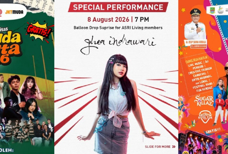 4 Konser Gratis di Jabodetabek 7-9 Agustus 2026, Ada Afgan, Mingse hingga Maliq & D'Essentials