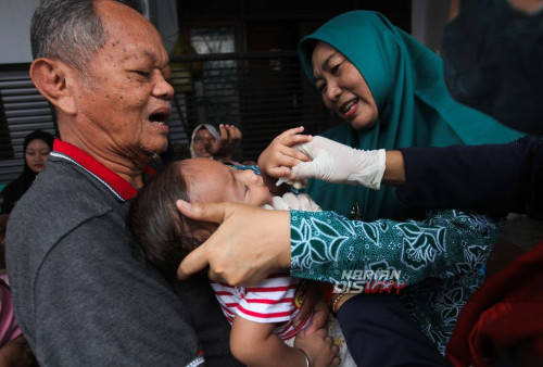 Sub Pin Polio Putaran Kedua di Surabaya Dikebut, Target 100 Ribu Balita Per Hari