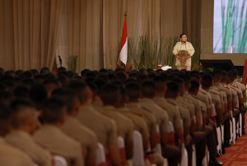 Prabowo Berikan Arahan Pada Calon Perwira Remaja TNI-Polri: Lindungi Rakyat Dulu, Baru Membangun