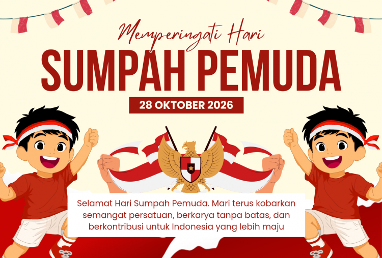 50 Kartu Ucapan Hari Sumpah Pemuda 2026 Gratis dan Desain Menarik, Cocok Share di Medsos
