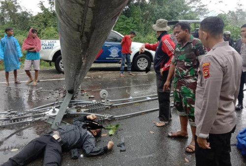 Hendak Pergi Kerja, Security BRI Lahat Tewas Tertimpa Tiang Listrik