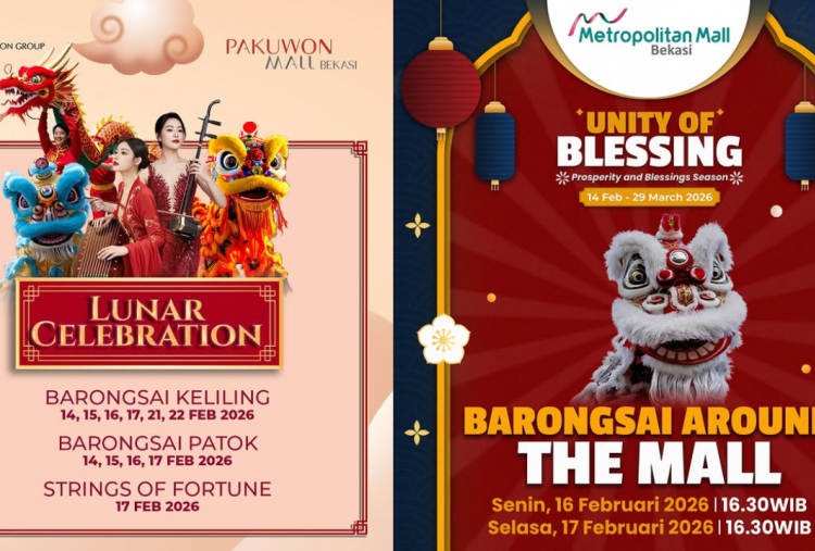 7 Lokasi Nonton Barongsai di Bekasi Spesial Imlek 2026, Cocok Datang Bareng Keluarga!