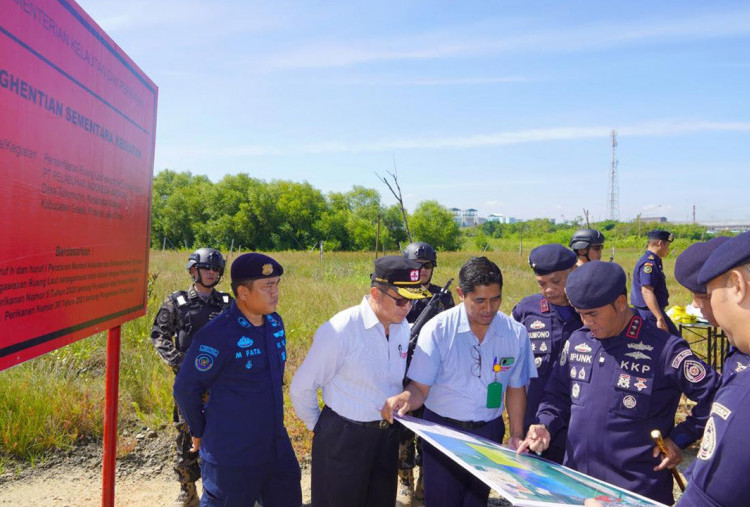 Reklamasi PT. PIM di Gresik Disegel KKP, Picu Kerusakan Ekosistem
