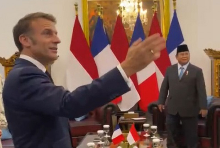 Momen Macron Tiba-tiba Tanya Lukisan Presiden Soekarno, Saat Masuk Ruang Kerja Prabowo