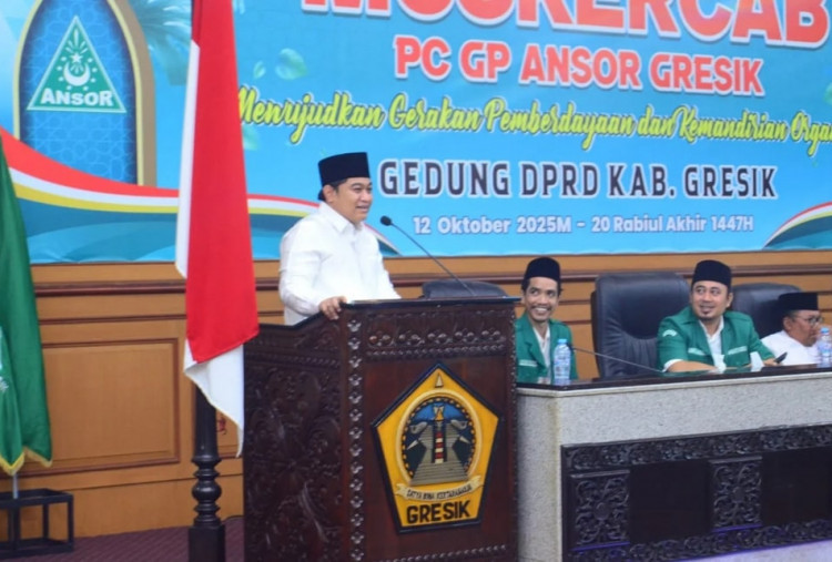 Fasilitasi Muskercab GP Ansor, DPRD Kabupaten Gresik Siap Berkolaborasi dalam Isu Sosial Ekonomi 
