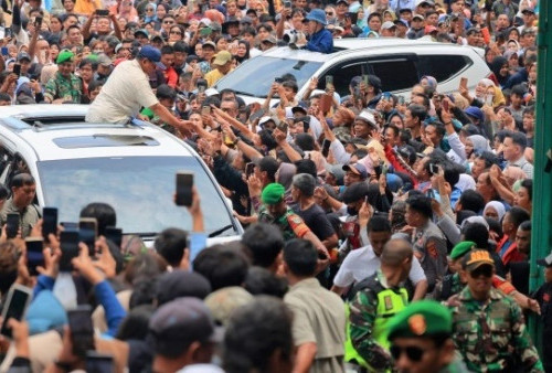 Ribuan Petani dan Peternak Sambut Prabowo di Sumedang