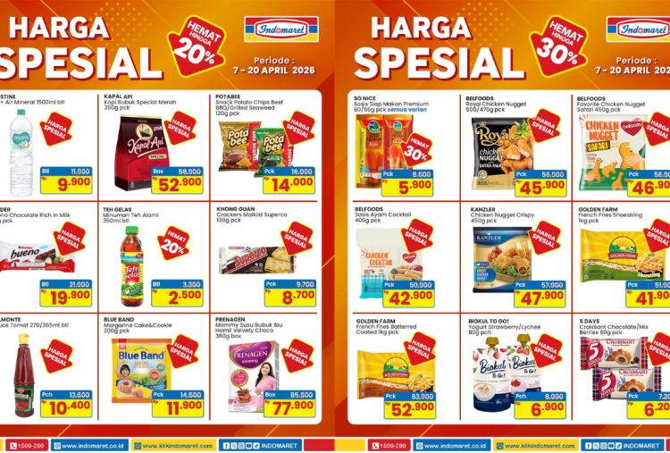 Promo Indomaret Terbaru Hari ini 18 April 2026, Diskon Belfoods Royal Chicken Nugget Cuma Rp40 Ribuan