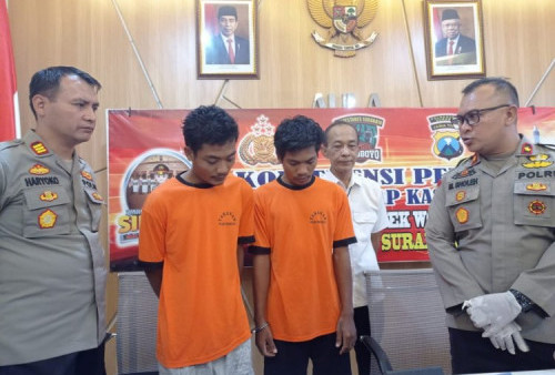 Kakak Ajak Adik Bobol Toko Susu di Surabaya
