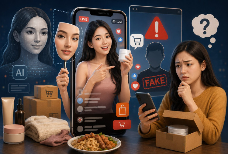 Bahaya Klaim Palsu AI Influencer dalam Ekosistem Social Commerce Indonesia