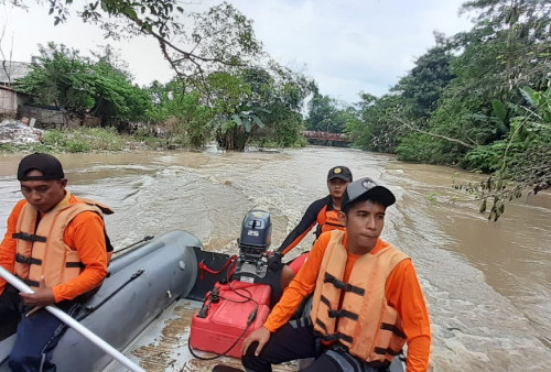 Pencarian Noval, Remaja 14 Tenggelam di Sungai Ciwaringin Kembali Dilanjutkan Tim SAR Gabungan 