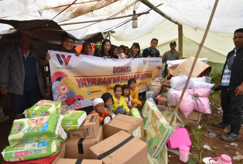 Yayasan Wahana Artha Bergerak Untuk Hapus Air Mata Pengungsi Gempa Cianjur