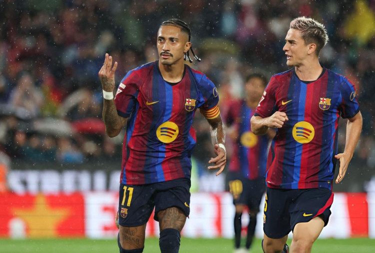 Barcelona vs Racing Santander 7-2, Hat-trick Raphinha Warnai Pesta Gol Blaugrana
