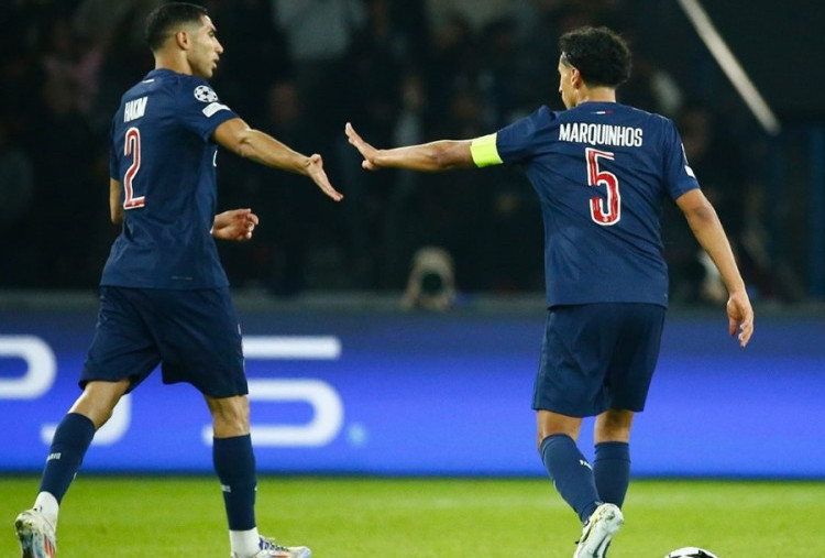 PSG vs PSV 1-1: Les Parisiens Tertahan di Kandang, Achraf Hakimi Jadi Penyelamat