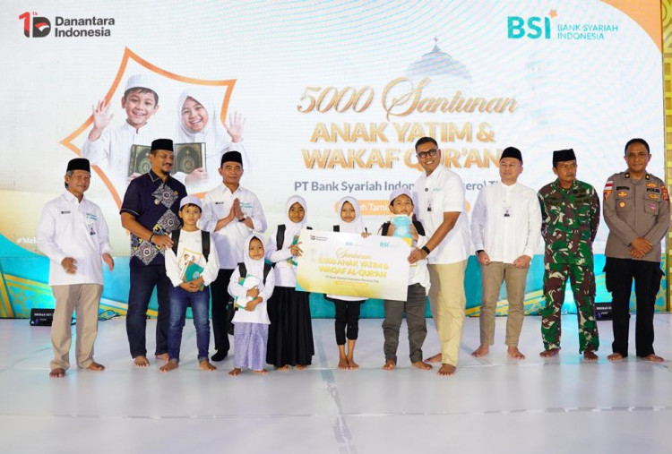 BSI dan Danantara Santuni 5.000 Anak Yatim di 9 Kota selama Ramadan