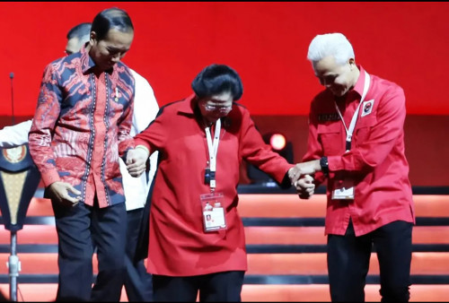 Semenit Jokowi-Ganjar Gandeng Megawati 