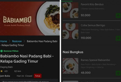 Waduh, Viral Restoran Padang Non-Halal Online Pertama Muncul, Anggota DPR Fraksi PAN Angkat Bicara!