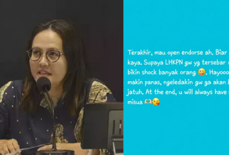 Status WhatsApp Indri Wahyuni Juri LCC 4 Pilar MPR Diduga Bocor, Sebut Berencana Open  Endorse Usai Viral