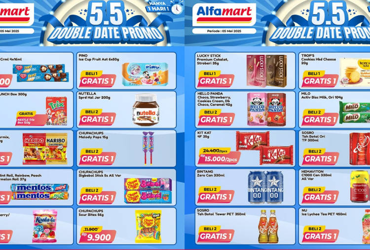 Promo Alfamart Terbaru Pekan Ini 5-11 Mei 2025, Borong Snack Camilan Beli 2 Gratis 1