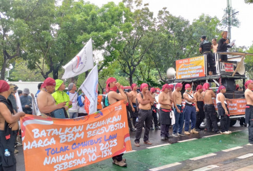 Lakukan Aksi Unjuk Rasa, Inilah Tututan Partai Buruh di Balaikota