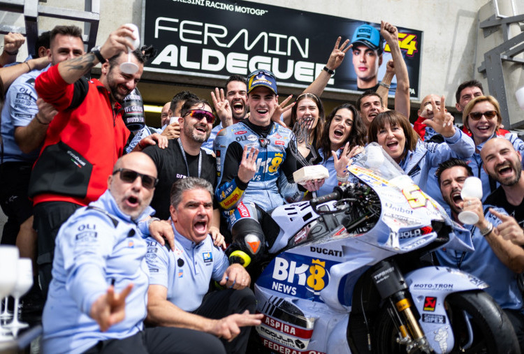 Fermin Aldeguer Raih Podium Ganda di Le Mans, Federal Oil Yakin Duet Gresini Ducati Kompetitif di MotoGP 2025