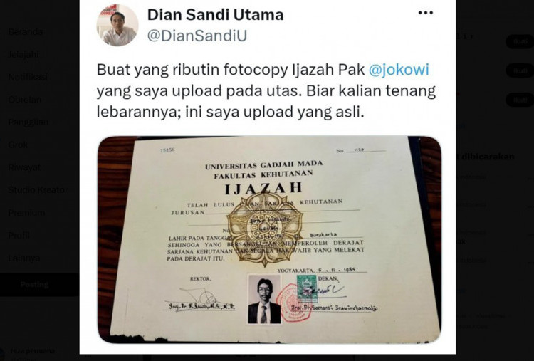 Terungkap Ijazah Jokowi Dipublish Dian Sandi Diambil dari Akun Orang Lain, dr Tifa: Dia Lakukan Kebohongan