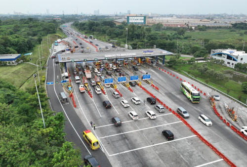 JTT Catat 521 Ribu Kendaraan Tinggalkan Jakarta Melalui GT Cikampek Utama