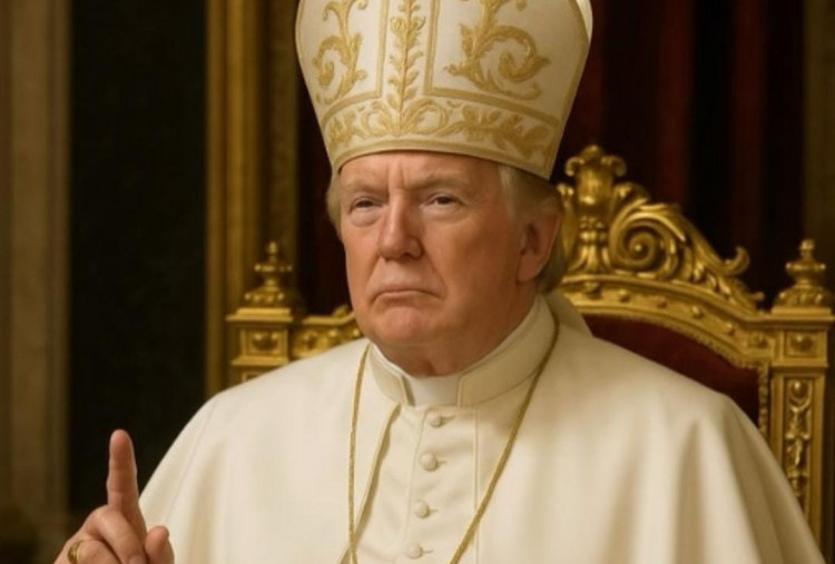 Trump Unggah Foto Berpakaian Seperti Paus, Sebut Ingin Jadi Pemimpin Gereja Katolik