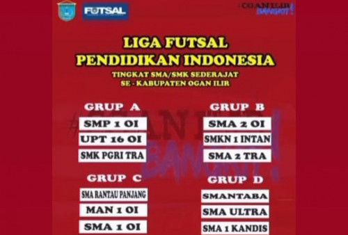 Liga Futsal Tingkat SMA se-Kabupaten OI Digelar