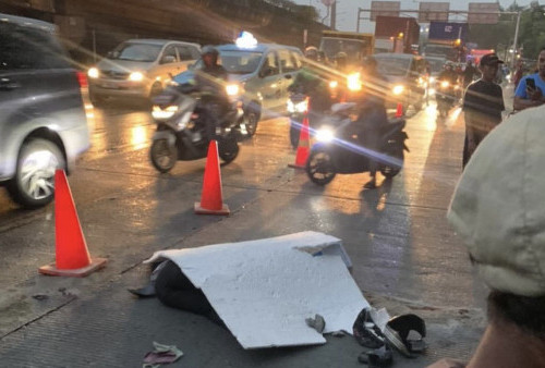 Detik-detik Kecelakaan Pengendara Wanita Muda Tewas Terlindas Truk di Cengkareng