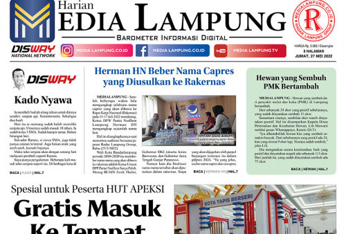 E-Paper Harian Media Lampung Edisi 27 Mei 2022