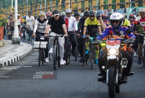 Sebelum Resmikan Taman Asreboyo, Eri Cahyadi Gowes sejauh 20 km