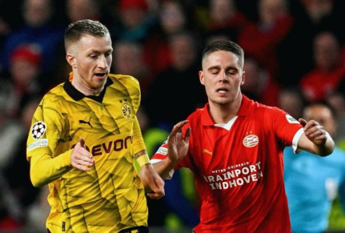 Hasil Liga Champions 2023-2024: Penalti De Jong Membuat PSV Imbang 1-1 dengan Dortmund di Babak 16 Besar 