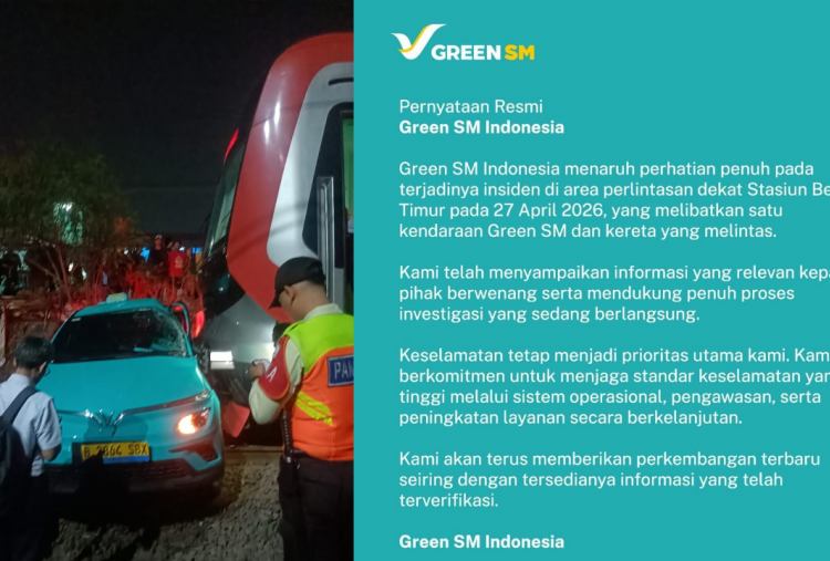 Taksi Green SM Buka Suara usai Diduga Jadi Pemicu Kecelakaan KRL dan KA Argo Bromo di Bekasi Timur