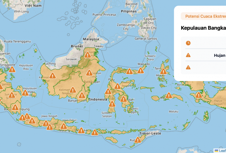 Potensi Cuaca Ekstrem Melanda Hampir Semua Provinsi dalam 3 Hari, Berikut Daftarnya!