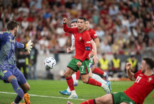 Cetak Gol Lagi, Cristiano Ronaldo Antar Portugal Kalahkan Skotlandia 2-1