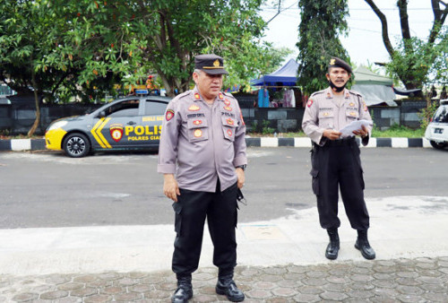 Polisi Siaga Jaga Jemaah Haji