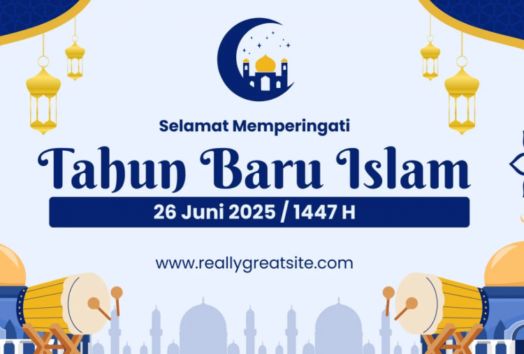 30 Link Poster Tahun Baru Islam 2025, Sambut 1 Muharram 1447 H ke Medsos untuk Ucapan