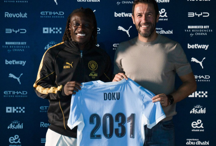 Resmi! Jeremy Doku Perpanjang Kontrak di Man City hingga 2031