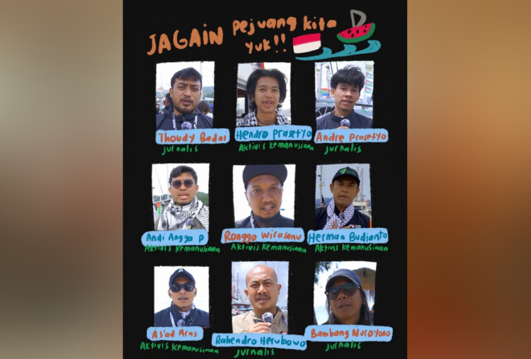 9 Identitas WNI yang Ikut Misi Global Sumud Flotila ke Gaza, 5 Lainnya Masih Diculik Tentara Israel