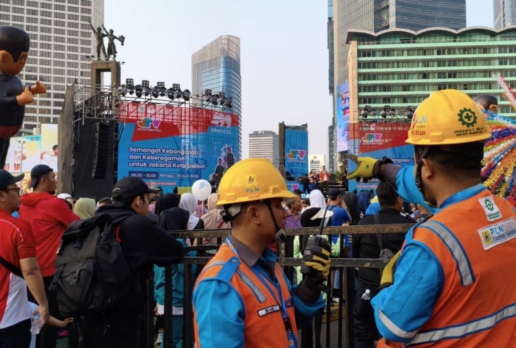 PLN Kawal Keandalan Listrik Perayaan HUT ke-499 Kota Jakarta di Bundaran HI