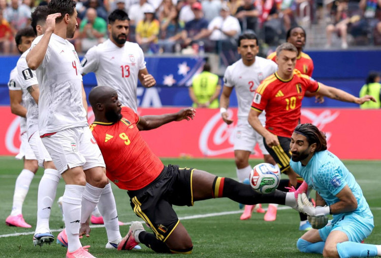 Belgia vs Iran 0-0, Setan Merah Dibuat Frustasi oleh Aliza Beiranvand