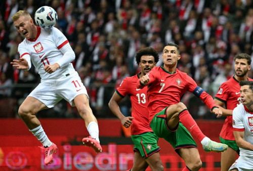 Poland vs Portugal 1-3: Cristiano Ronaldo Cetak Gol ke-906!