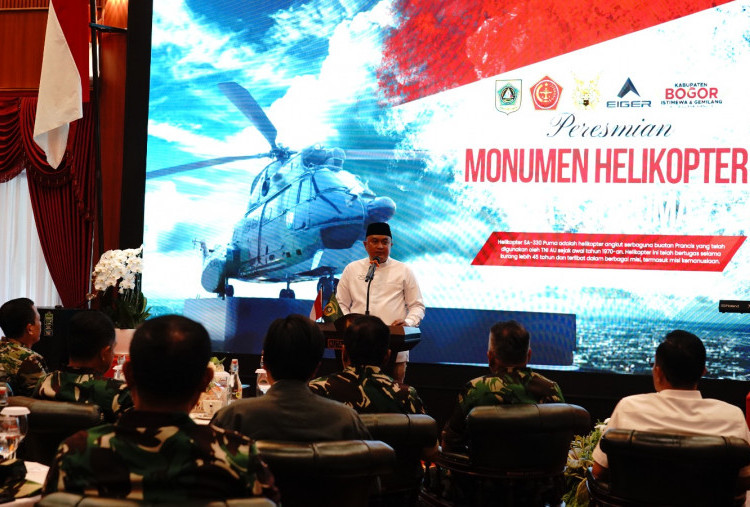 Monumen Helikopter SA-330 PUMA Diresmikan: Wujud Bupati Bogor dan Panglima TNI Beri Penghormatan 45 Tahun Pengabdian Alutsista TNI AU