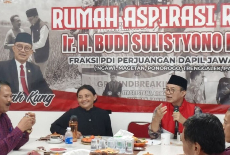 Temui Kanang di Rumah Aspirasi Rakyat, Pengurus DPC PDIP Magetan Bahas Soliditas Kader