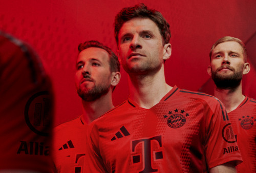Jersey Kandang Bayern Munchen 2024-2025 Resmi Dirilis, Usung Konsep Triple Red