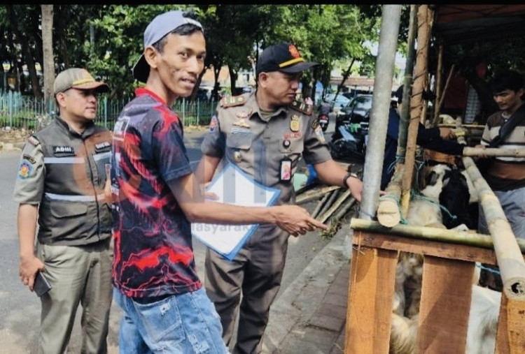 Nekat Jualan di Trotoar, 4 Lapak Hewan Kurban di Pulogadung Ditertibkan Satpol PP